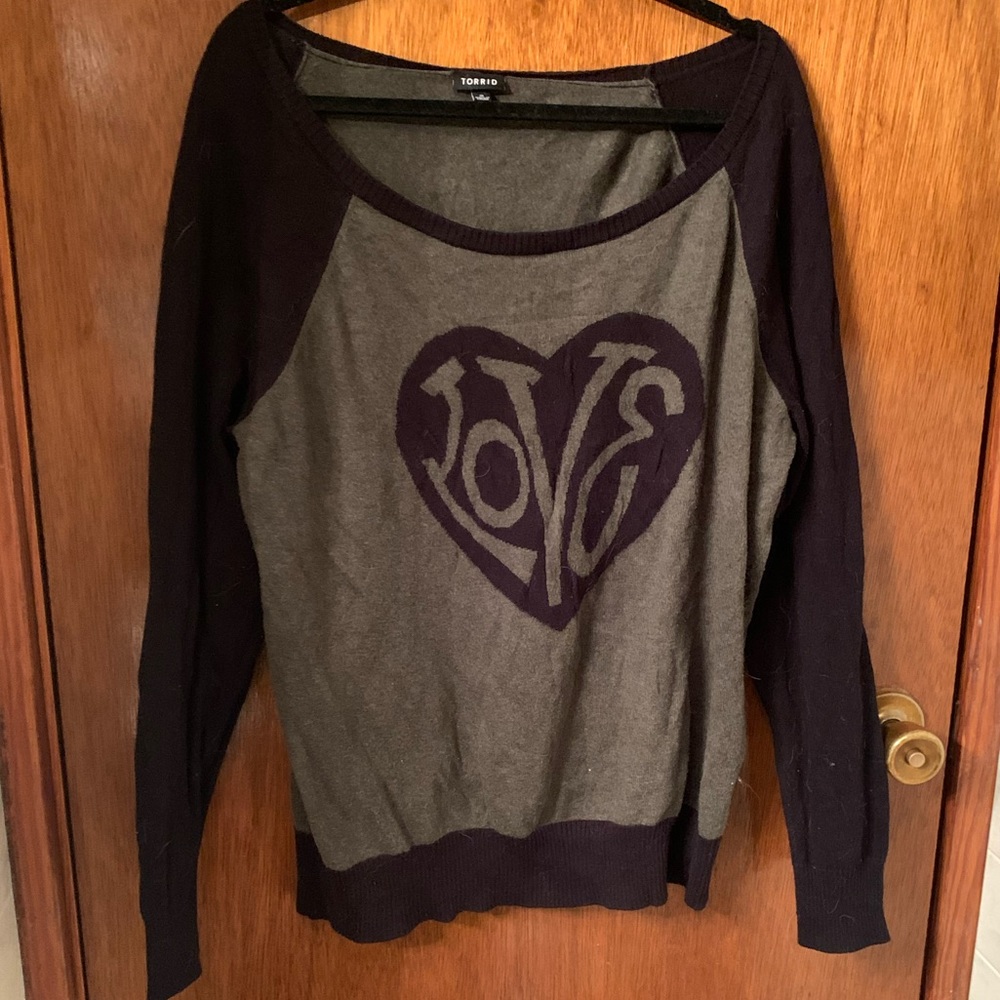 Torrid Slouchy Neck Sweater